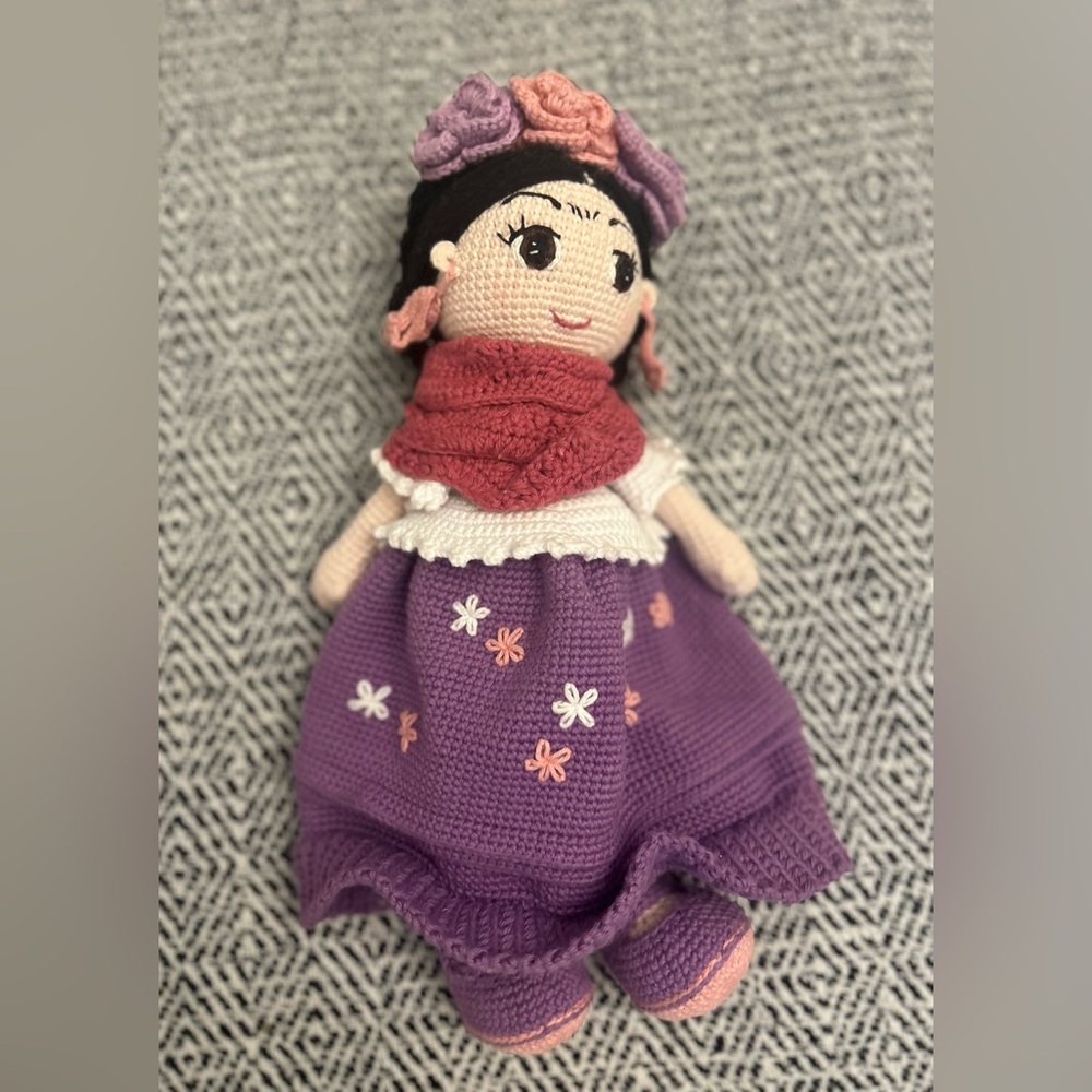 Frida Khalo Doll Crochet Pattern